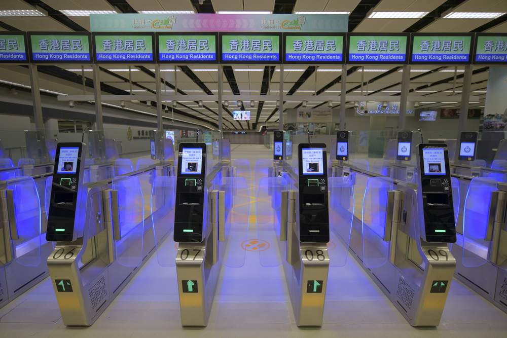 Facial recognition technology will now be available at several border checkpoints. Facial recognition technology will now be available at several border checkpoints.