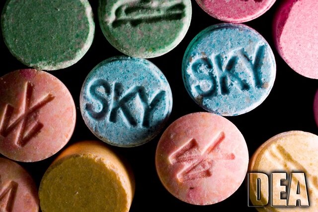 Ecstasy pills, which contain MDMA as their main chemical, are pictured in this undated handout photo courtesy of the United States Drug Enforcement Administration (DEA). REUTERS/U.S. DEA/Handout via Reuters /File Photo
