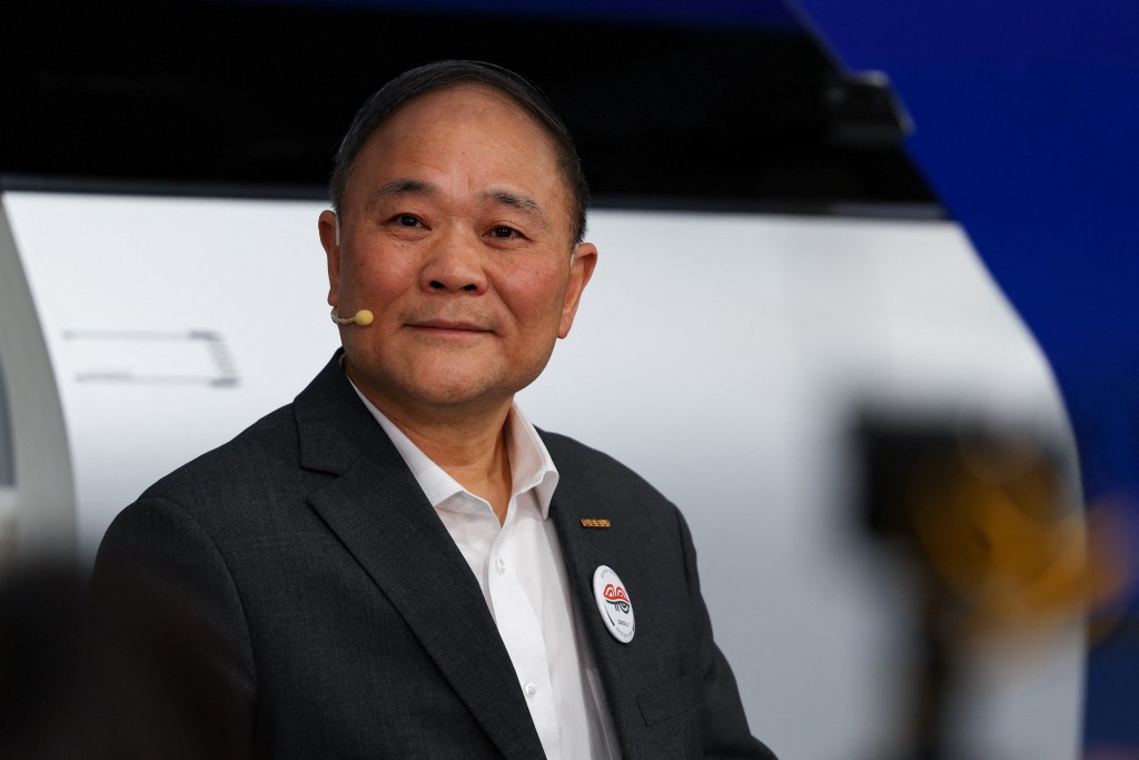 Geely Holding founder and chairman Li Shufu attends a Geely event at the Beijing International Automotive Exhibition (Auto China), in Beijing, China April 24, 2026. REUTERS