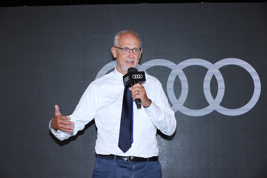 Lothar Korn, the Managing Director of Audi Hong Kong.