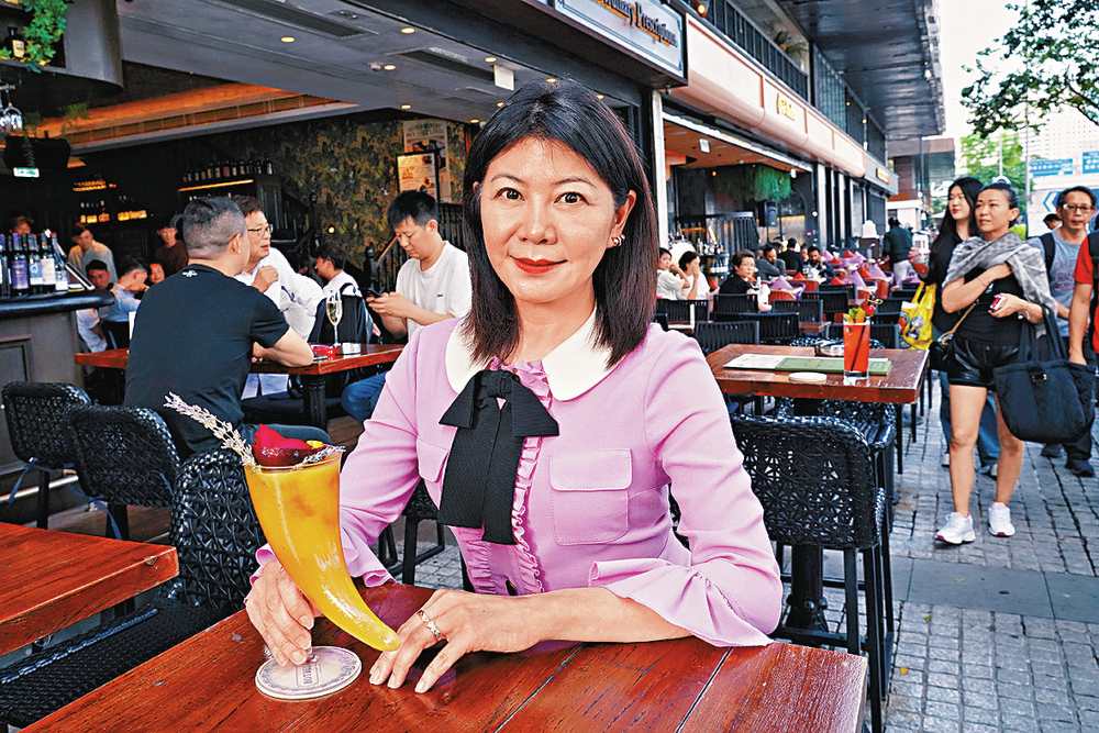 Bella Chhoa says the pyrotechnic show enhances the festive atmosphere and creates synergy with the group's promotions.