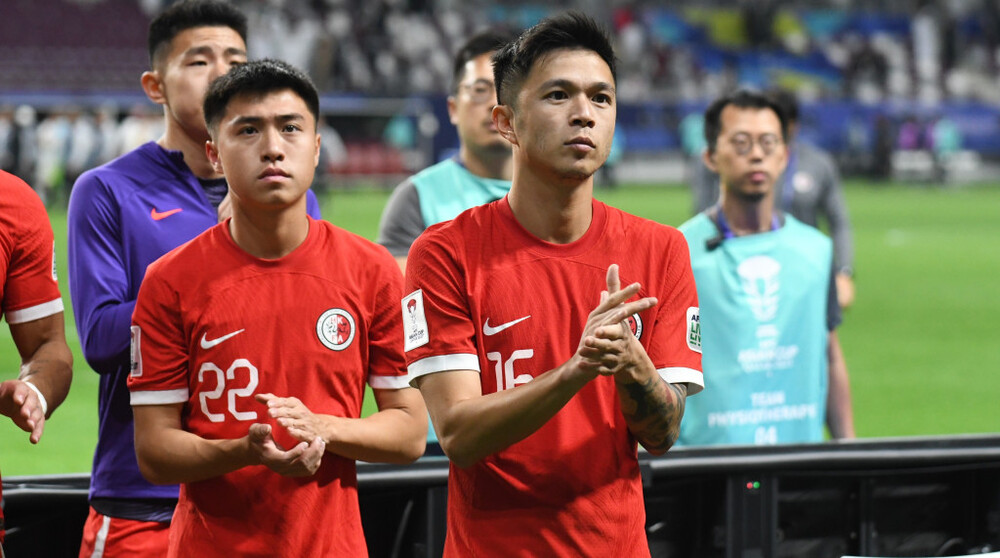 Hong Kong midfielder Philip Chan Siu-kwan (No.16) scored the 1,000th goal in Asian Cup history in the team’s return to the competition’s finals for the first time since 1968 on Sunday.