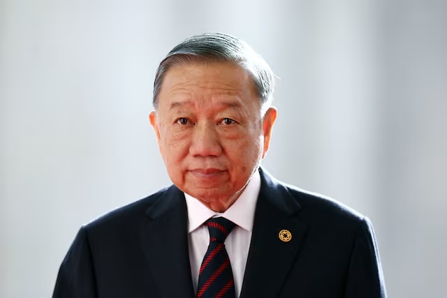 Vietnam's President To Lam arrives to attend the International Summit on Space at the Grand Palais in Paris, France, September 10, 2026. REUTERS/Abdul Saboor/Pool/ File Photo