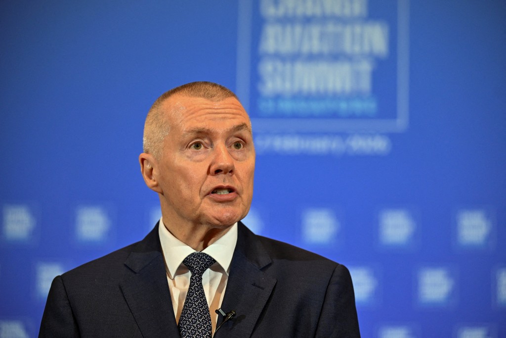 Willie Walsh, Director General, International Air Transport Association (IATA), speaks during an interview with Reuters at the Changi Aviation Summit at Sands Expo and Convention Centre in Singapore, February 2, 2026. REUTERS/Caroline Chia