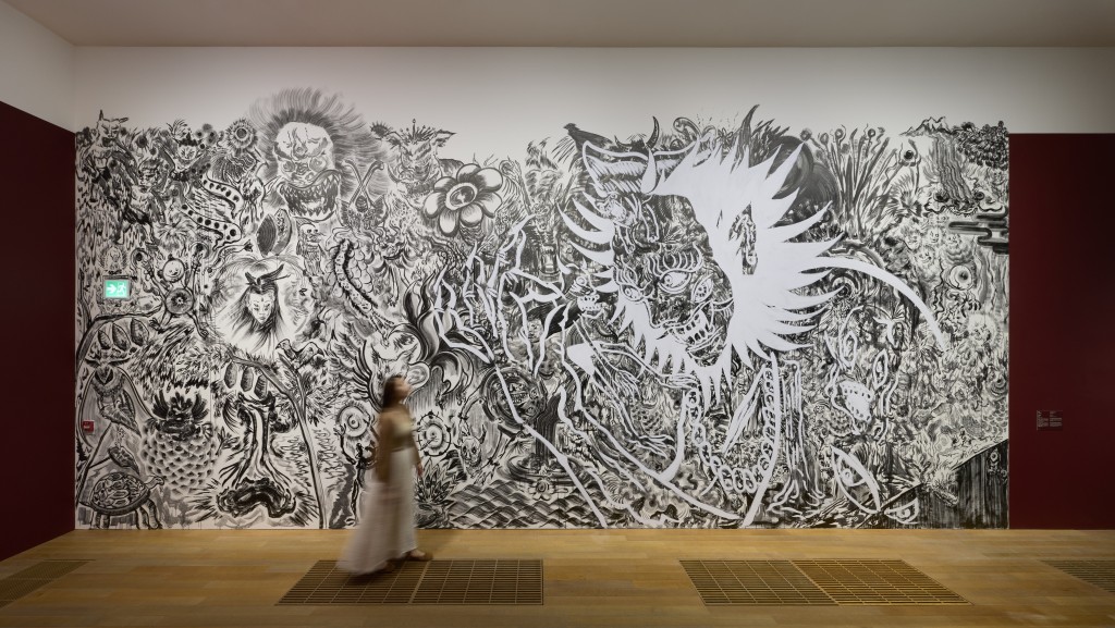 Fear Catcher (2026), a new site-specific mural by Helsinki-based Hong Kong artist Oscar Chan Yik Long.