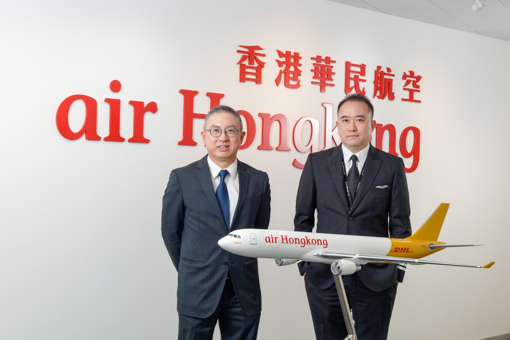 Clarence Tai, Chief Operating Officer of AHK (left), and Kelvin Cheung, Deputy Chief Pilot of AHK (right), reflect on the significant contributions of A300F freighters to Hong Kong’s aviation industry.