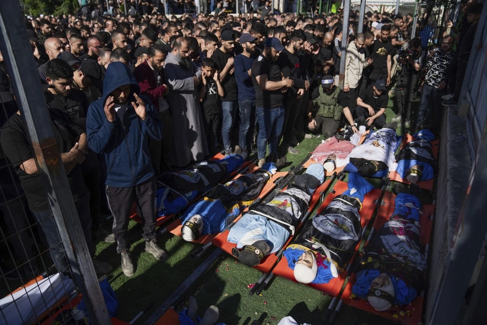 Israeli strikes on the southern Gaza city of Rafah overnight killed 22 people, including 18 children. (AP) Israeli strikes on the southern Gaza city of Rafah overnight killed 22 people, including 18 children. (AP)