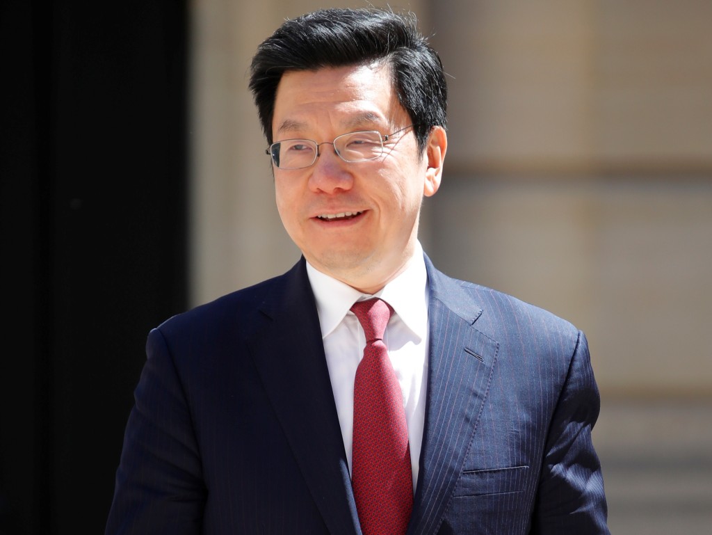Lee Kai-fu, Chairman and CEO of Sinovation Ventures arrives at the "Tech for Good" Summit in Paris, France May 15, 2019. REUTERS