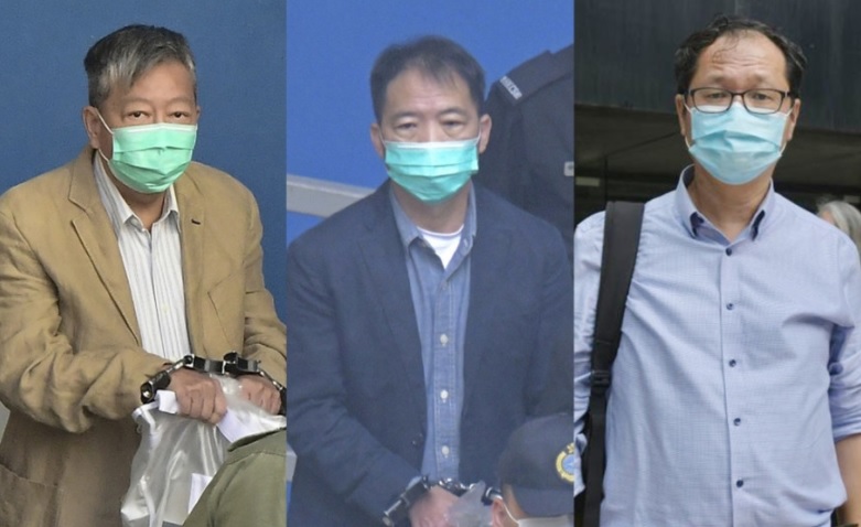 From left: Lee Cheuk-yan, Wu Chi-wai, Richard Tsoi Yiu-cheong. From left: Lee Cheuk-yan, Wu Chi-wai, Richard Tsoi Yiu-cheong.