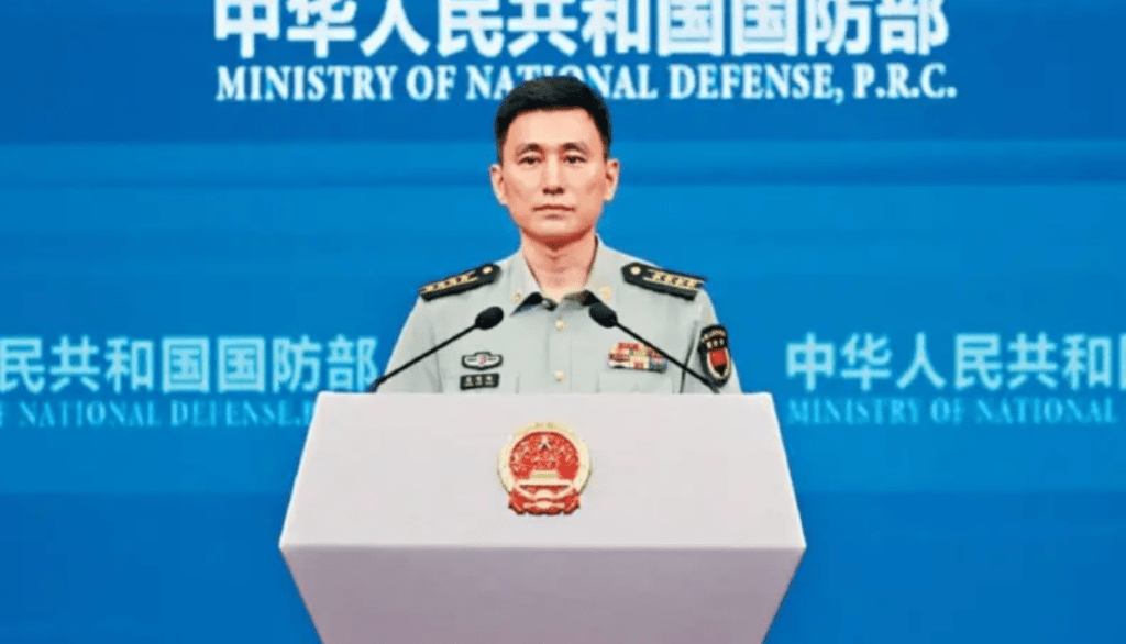 Defense Ministry spokesman Zhang Xiaogang