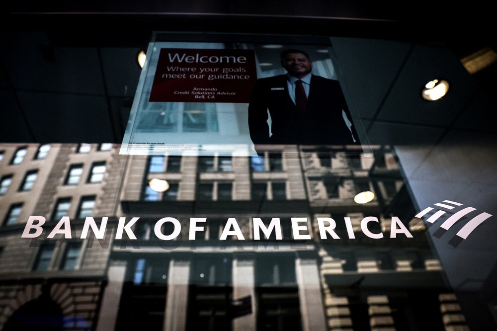 A Bank of America logo is seen on the entrance to a Bank of America financial center in New York City, U.S., July 11, 2023. REUTERS A Bank of America logo is seen on the entrance to a Bank of America financial center in New York City, U.S., July 11, 2023. REUTERS