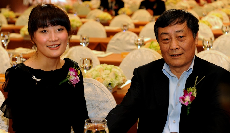 Kelly Zong and her father in happier times.