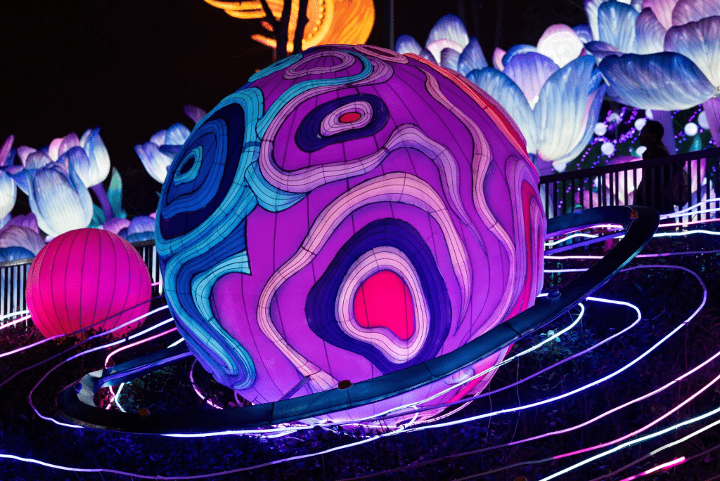 A man walks next to a light installation at the 32nd Zigong International Lantern Festival ahead of the Chinese Lunar New Year, which will welcome the Year of the Horse, in Zigong, Sichuan province, China, January 23, 2026. REUTERS/Maxim Shemetov