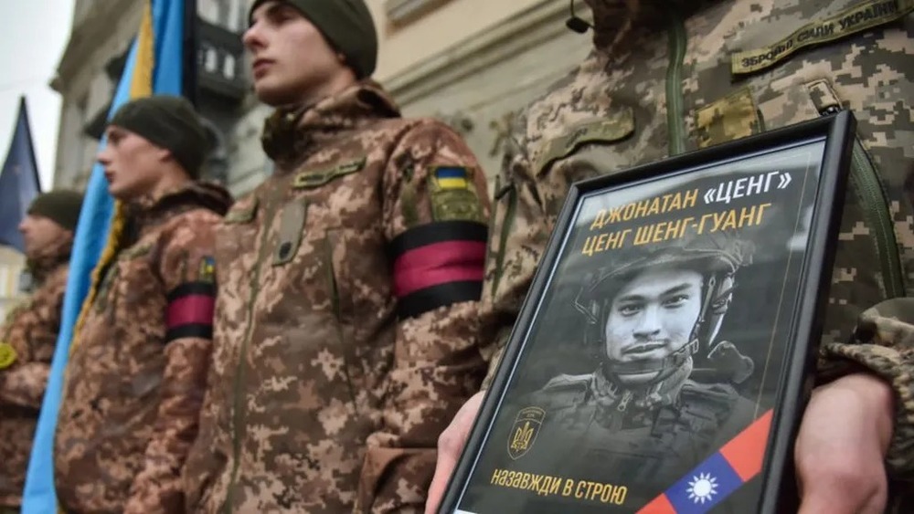 The first Taiwanese volunteer fighter to die on the battlefield in Ukraine was Tseng Sheng-guang who died while fighting in Ukraine's Foreign Legion in November 2022. (AFP) The first Taiwanese volunteer fighter to die on the battlefield in Ukraine was Tseng Sheng-guang who died while fighting in Ukraine's Foreign Legion in November 2022. (AFP)