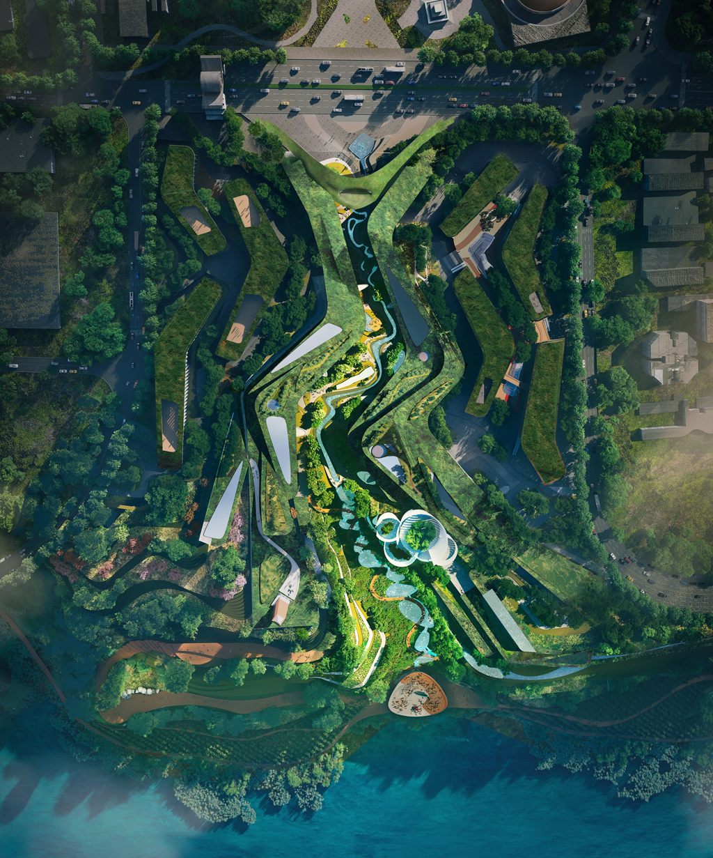 A museum and experience center for Wuliangye, one of China's leading liquor producers.