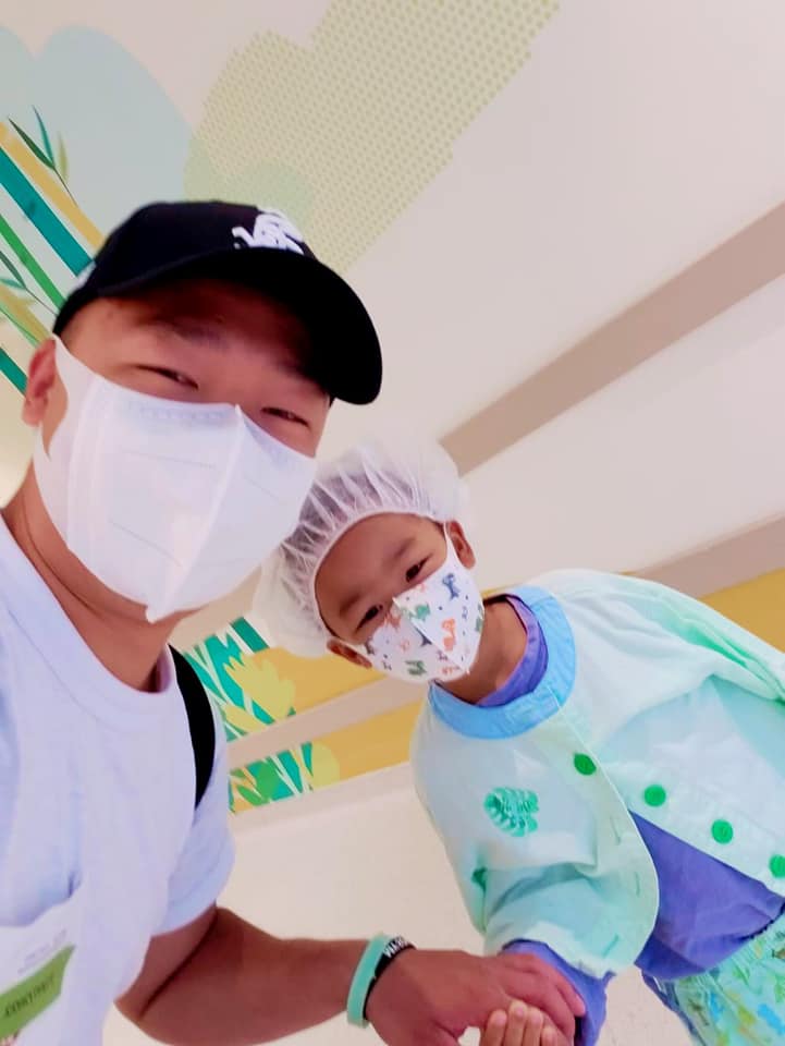 Kansas and his dad. From Facebook