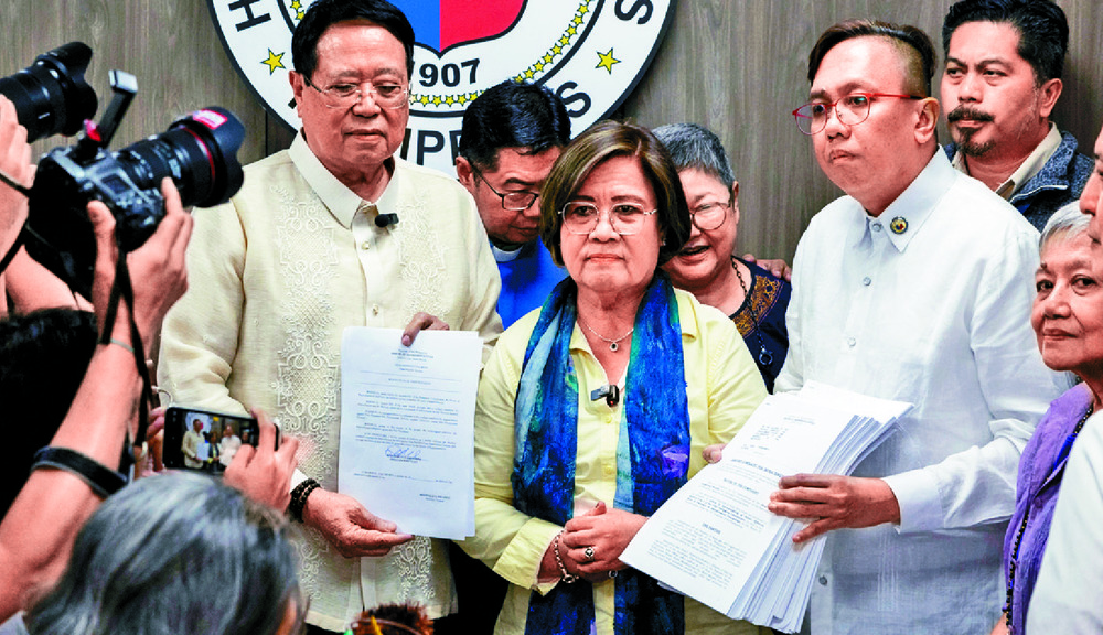 Duterte gadfly Leila de Lima leads the impeachment push against Sara Duterte, left. Duterte gadfly Leila de Lima leads the impeachment push against Sara Duterte, left.