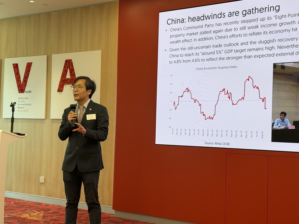 OCBC Bank head of Asia macro research Tommy Xie. SING TAO