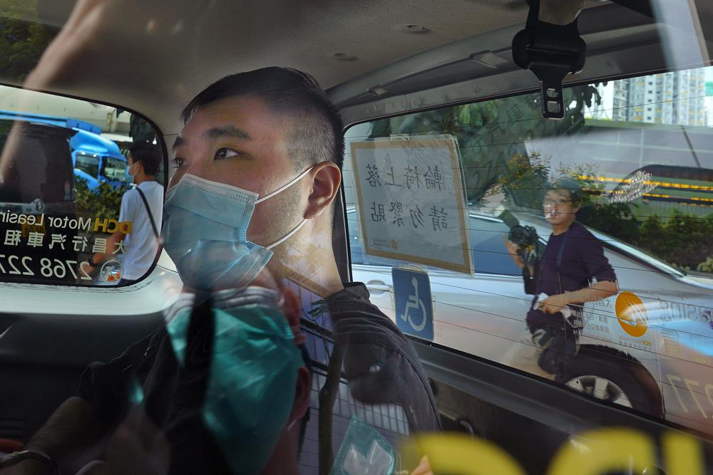 Former waiter Tong Ying-kit, 24, has pleaded not guilty to charges of terrorism, inciting secession as well as an alternative charge of dangerous driving causing grievous bodily harm on July 1 last year. Former waiter Tong Ying-kit, 24, has pleaded not guilty to charges of terrorism, inciting secession as well as an alternative charge of dangerous driving causing grievous bodily harm on July 1 last year.
