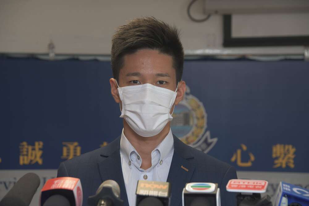 Yau Tsim District Crime Unit inspector Fu Ho-sing. Yau Tsim District Crime Unit inspector Fu Ho-sing.