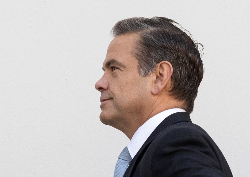 Rupert Murdoch's son Lachlan Murdoch arrives for the hearing on the contentious matter of succession of Rupert Murdoch's global television and publishing empire, in Reno, Nevada, U.S. September 23, 2024. REUTERS