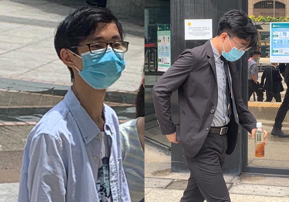 Secondary six student Lai Man-kwong (left) and secondary four student Zhao Yuk (right). File photo. Secondary six student Lai Man-kwong (left) and secondary four student Zhao Yuk (right). File photo.