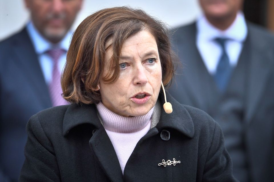 France's Minister of Defense Florence Parly speaks during a press briefing. (Reuters) France's Minister of Defense Florence Parly speaks during a press briefing. (Reuters)