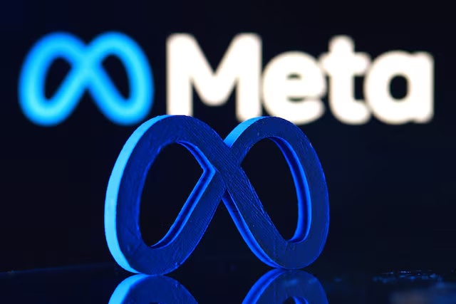 A 3D-printed Meta logo is seen in this illustration taken July 20, 2026. REUTERS/Dado Ruvic/Illustration