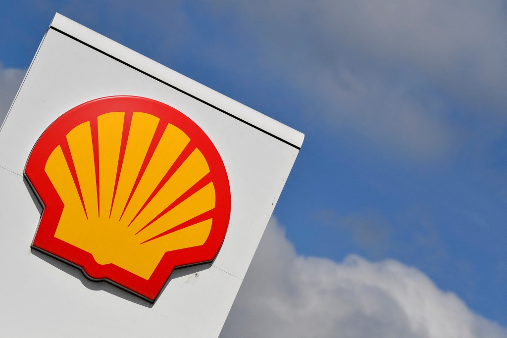 Signage is seen at a Shell petrol station in London, Britain, May 5, 2022. REUTERS