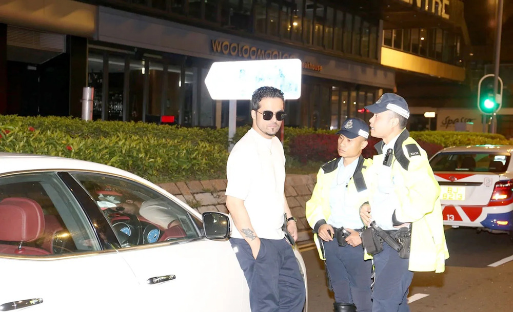 Driver of the vehicle which struck the man in TST. (Twitter: @Transit_Jam) Driver of the vehicle which struck the man in TST. (Twitter: @Transit_Jam)