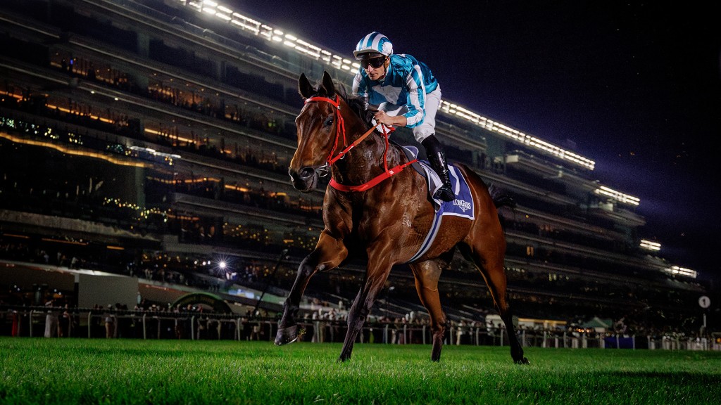 Romantic Warrior wins the G1 Jebel Hatta at Meydan. HKJC