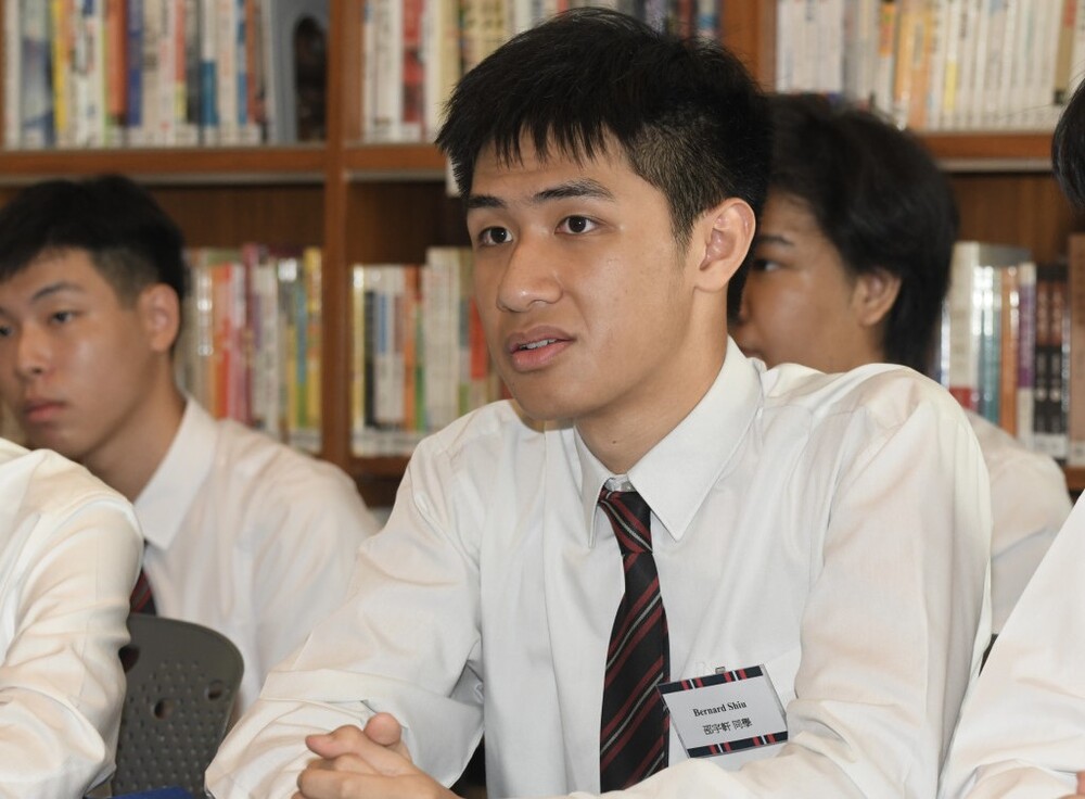 Bernard Siu from Diocesan Boys’ School. 