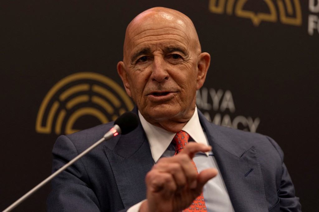 US Special Envoy for Syria and Ambassador to Turkey Tom Barrack (REUTERS)