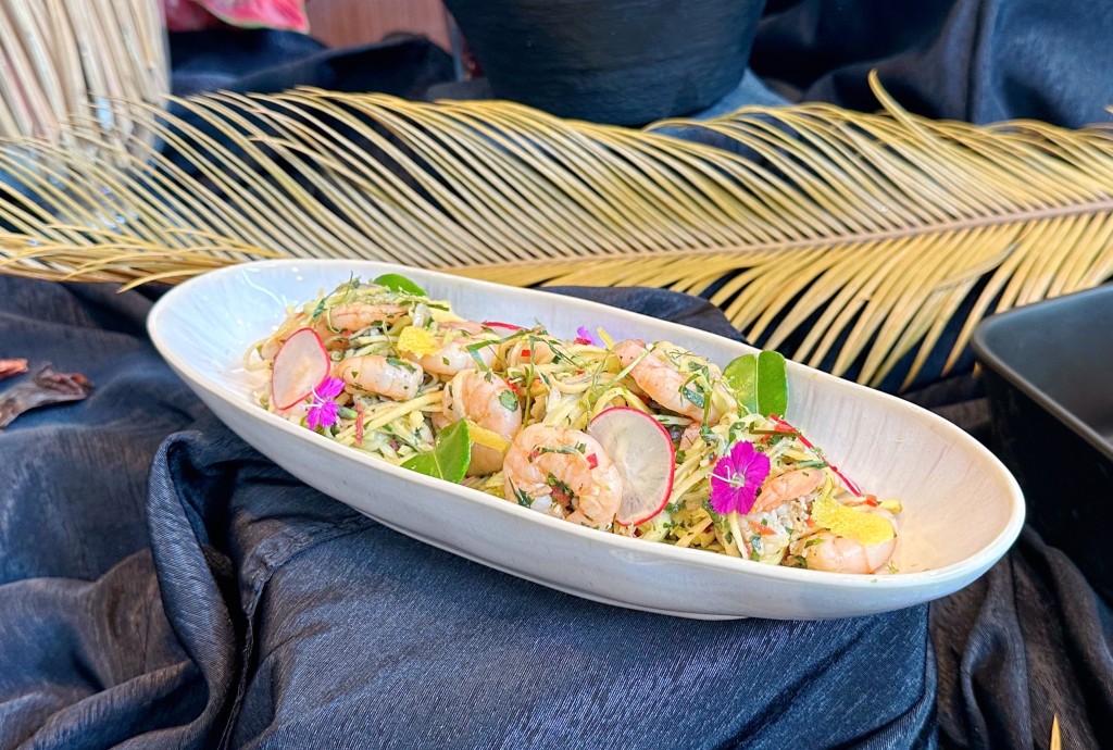 Prawn and Squid Kerabu Salad.