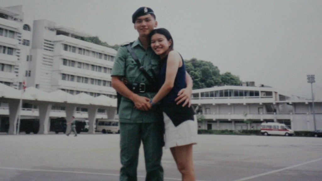 Chu Chun-kwok in his police uniform in his prime. File Photo