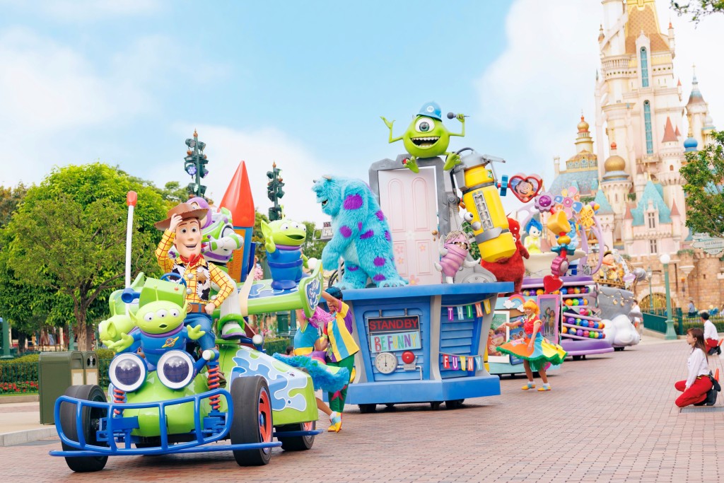 Characters from Toy Story, Inside Out and Monsters, Inc will join the parade.