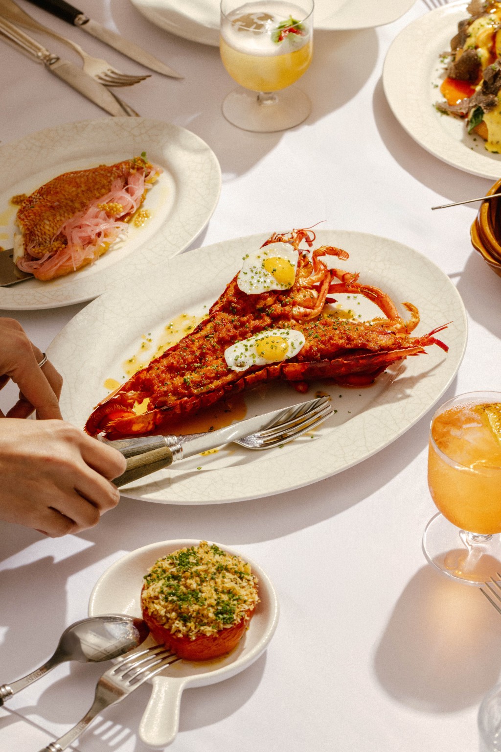 Grilled Lobster Provençal.