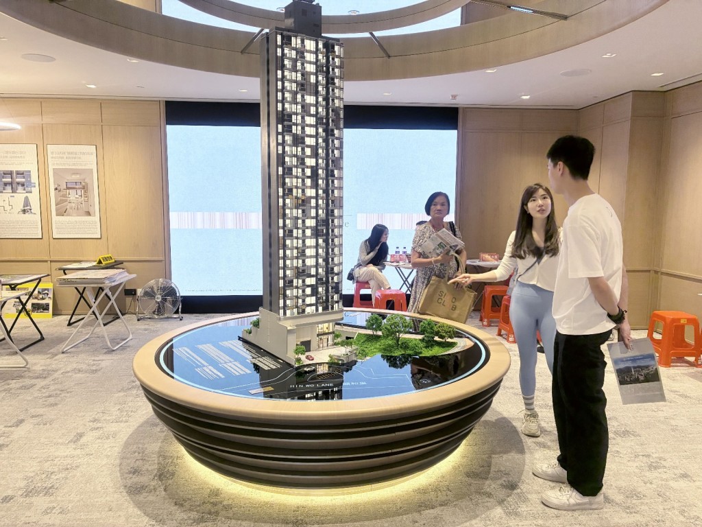 A scale model of UNI Residence. SING TAO