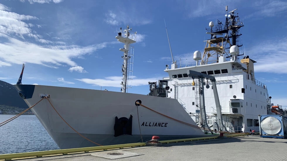The NATO research vessel Alliance is operated by the Italian navy © Nioucha ZAKAVATI / AFP The NATO research vessel Alliance is operated by the Italian navy © Nioucha ZAKAVATI / AFP
