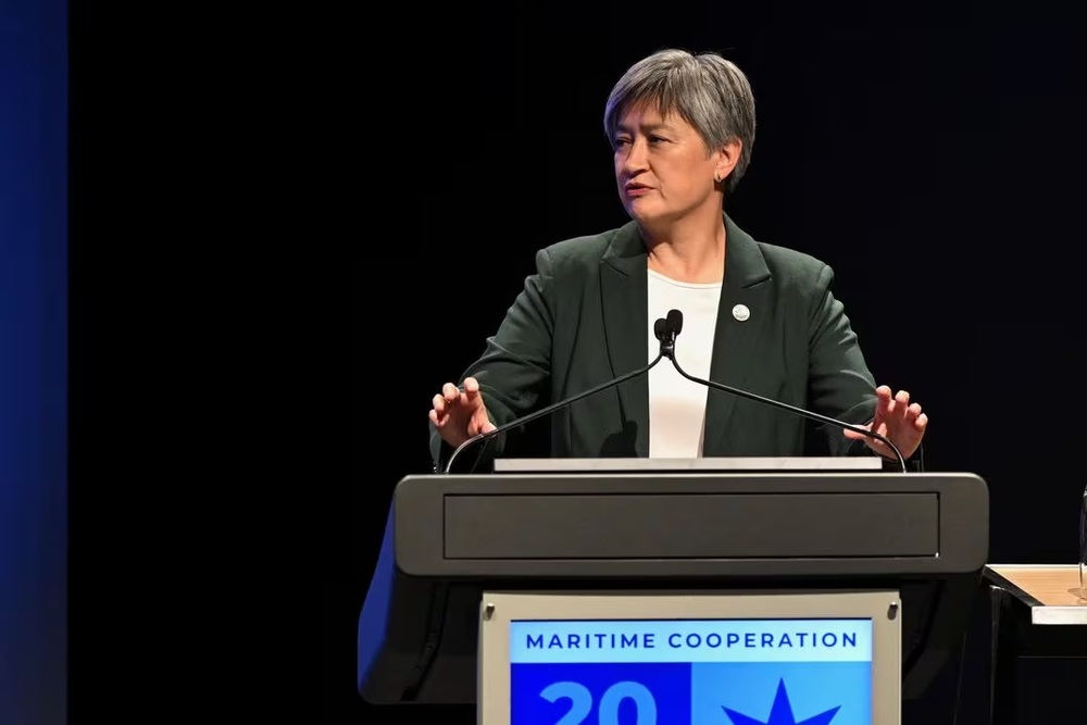 Australia's Foreign Affairs Minister Penny Wong speaks during the Maritime Cooperation Forum of the ASEAN-Australia Special Summit, in Melbourne, Australia March 4, 2024. (REUTERS/Jaimi Joy) Australia's Foreign Affairs Minister Penny Wong speaks during the Maritime Cooperation Forum of the ASEAN-Australia Special Summit, in Melbourne, Australia March 4, 2024. (REUTERS/Jaimi Joy)