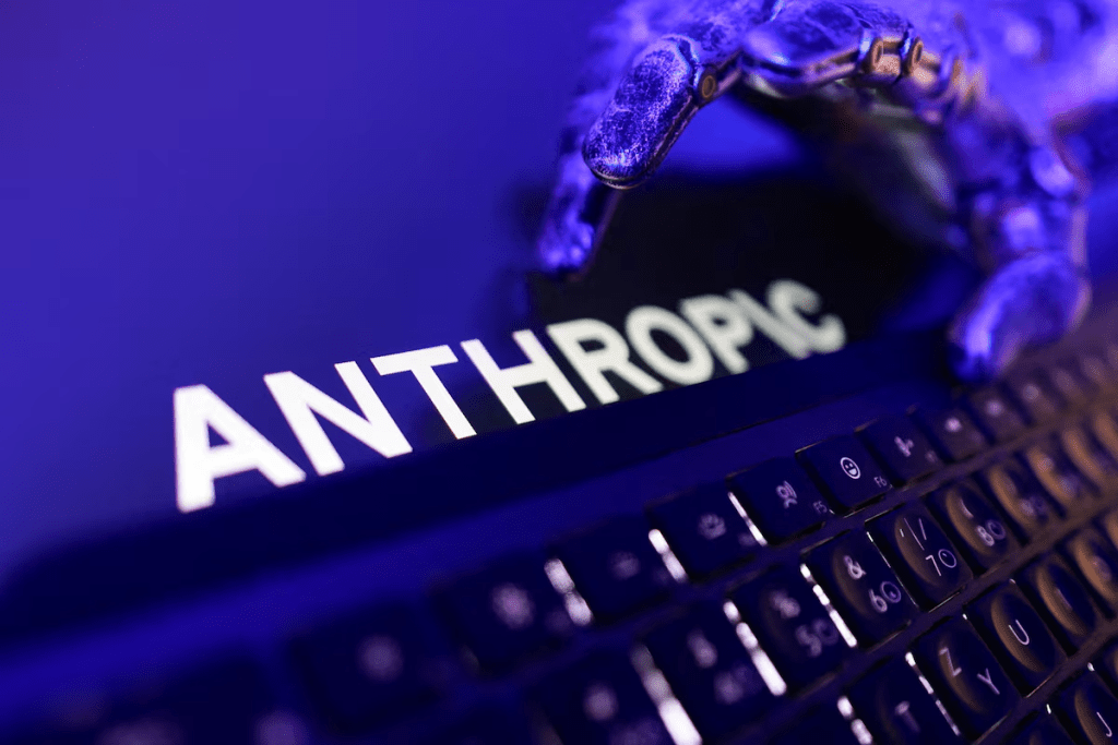 Anthropic logo, a keyboard, and a robotic hand in this illustration taken June 5, 2026. REUTERS/Dado Ruvic/Illustration/File Photo