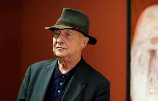 German artist Georg Baselitz attends the opening of his exibition 'The Heroes' (Die Helden) at the Staedel museum in Frankfurt, Germany June 29, 2016. REUTERS/Ralph Orlowski/File Photo