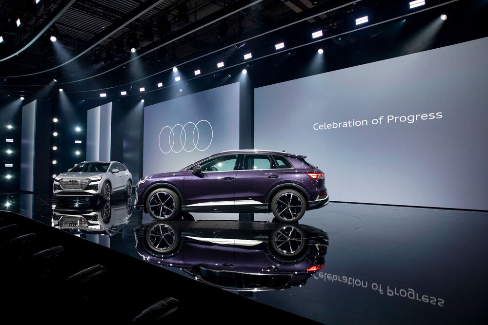 World premiere of the Audi Q4 e-tron.