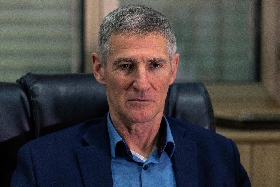 FILE - Israeli Deputy Minister of Economy and Industry Yair Golan, a legislator with the dovish Meretz party, poses during an interview with The Associated Press at his office at the Knesset, Israel's parliament, in Jerusalem, Jan. 17, 2022. (AP Photo/Tsafrir Abayov, File)