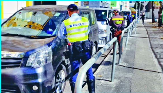 There will be no holiday relief from parking tickets. Inset, Rosanna Law. Sing Tao There will be no holiday relief from parking tickets. Inset, Rosanna Law. Sing Tao