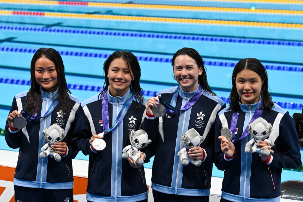 From left: Natalie Kan Cheuk-tung, Li Sum-yiu, Siobhan Haughey and Gilaine Ma