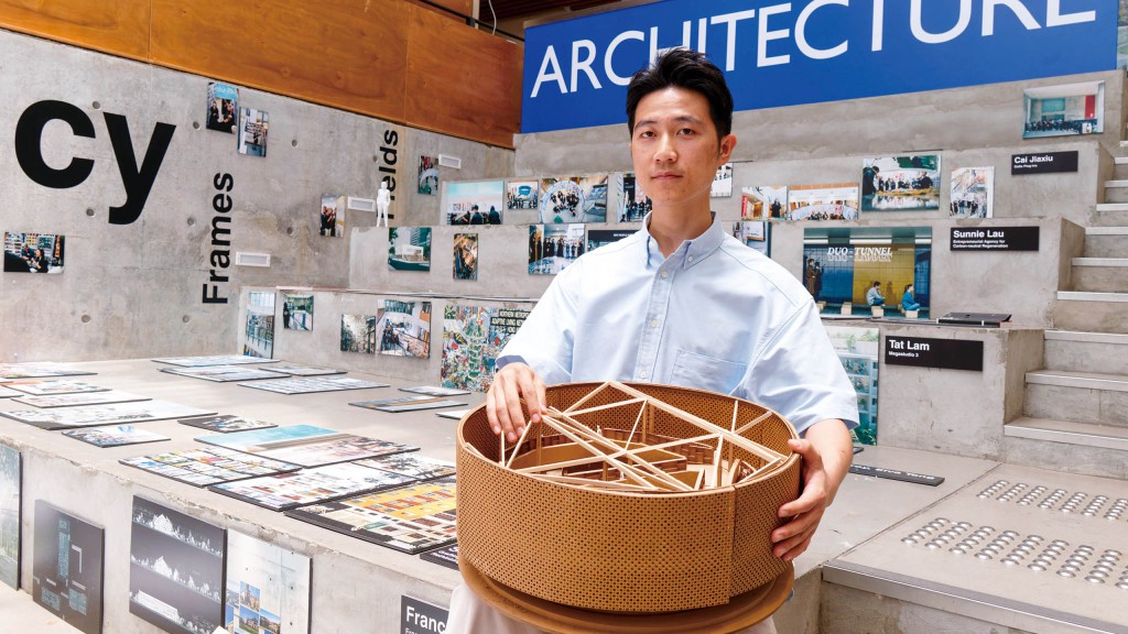 Oliver Lin, a first-year PhD student at CUHK’s School of Architecture, is currently working on Condition_Lab’s new Book House project in Kenya. Oliver Lin, a first-year PhD student at CUHK’s School of Architecture, is currently working on Condition_Lab’s new Book House project in Kenya.