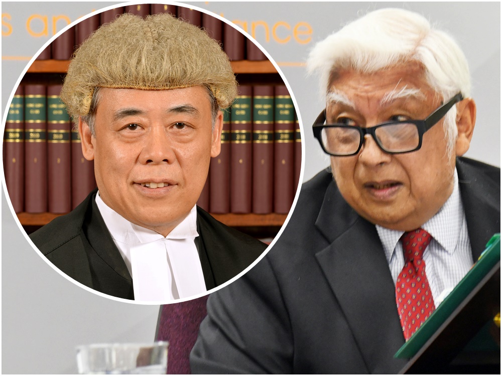 Justice Wally Yeung Chun-kuen (left) has been appointed as the Commissioner on Interception of Communications and Surveillance. Justice Wally Yeung Chun-kuen (left) has been appointed as the Commissioner on Interception of Communications and Surveillance.