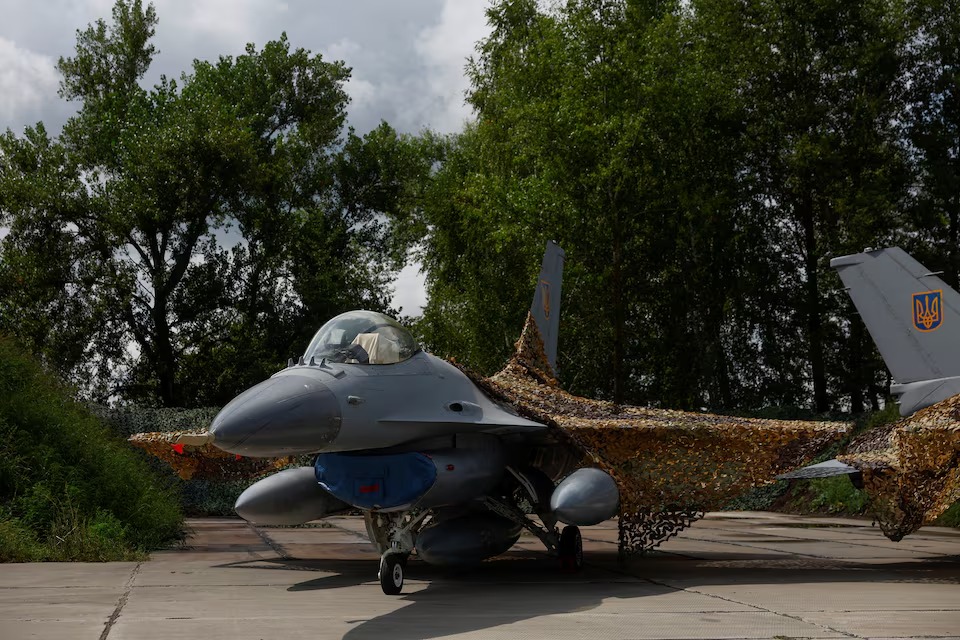 Ukrainian Air Forces F-16 fighting aircrafts are seen on the ground, amid Russia's attack on Ukraine, in an undisclosed location, Ukraine August 4, 2024. (Reuters) Ukrainian Air Forces F-16 fighting aircrafts are seen on the ground, amid Russia's attack on Ukraine, in an undisclosed location, Ukraine August 4, 2024. (Reuters)