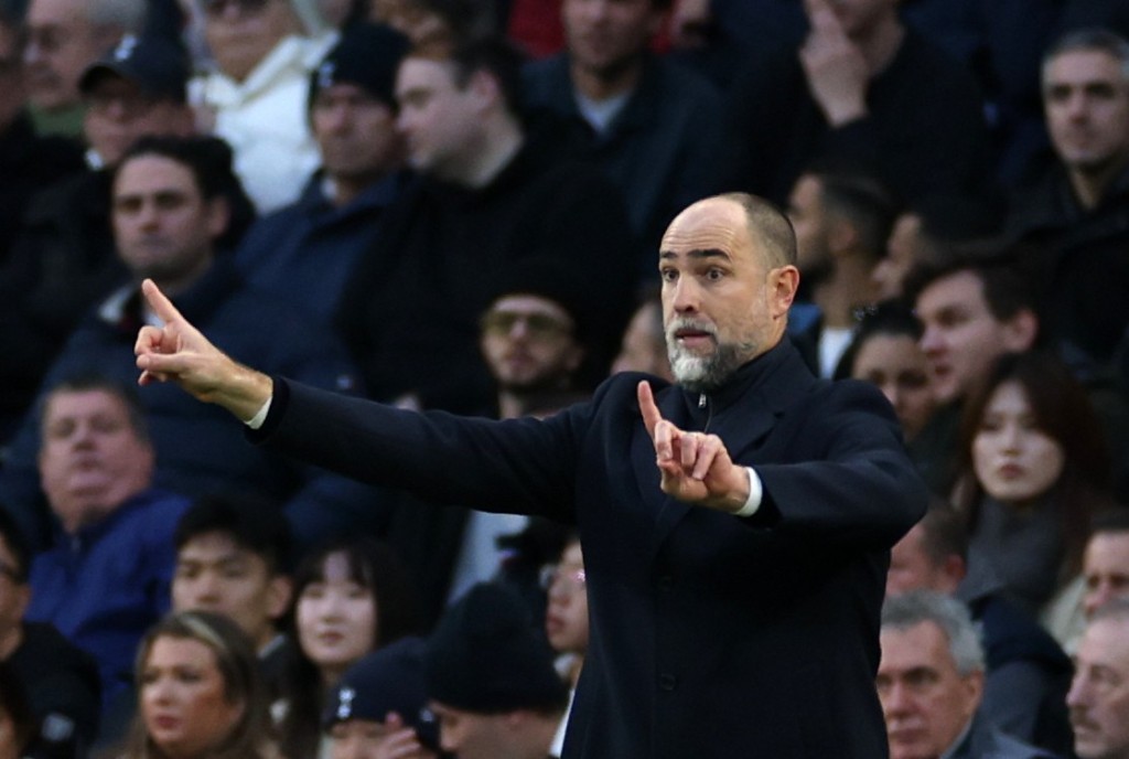 Igor Tudor makes his debut as interim Tottenham boss in the 4-1 defeat by Arsenal. AP